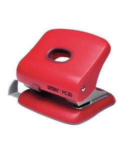 RA-23639403,Perforator plastic Rapid FC30, 30 de coli, cutie, rosu