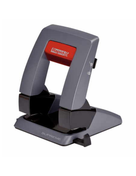 RA-24127301,Perforator metalic Rapid Supreme SP30 PressLess, 30 coli, cutie, negru
