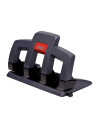 RA-24845701,Perforator metalic Rapid Supreme SP34 PressLess, 30 coli, 4 perforatii, cutie, negru