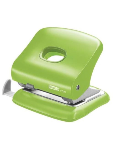 RA-5000361,Perforator plastic Rapid FC30, 30 de coli, cutie, verde deschis
