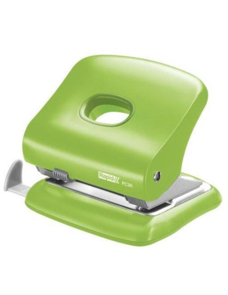 RA-5000361,Perforator plastic Rapid FC30, 30 de coli, cutie, verde deschis