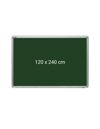 OP-22120240,Tabla verde magnetica cu rama din aluminiu, 120 x 240 cm, pentru creta, Optima