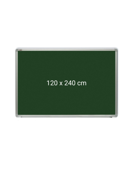 OP-22120240,Tabla verde magnetica cu rama din aluminiu, 120 x 240 cm, pentru creta, Optima
