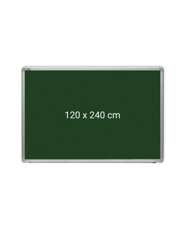 OP-22120240,Tabla verde magnetica cu rama din aluminiu, 120 x 240 cm, pentru creta, Optima