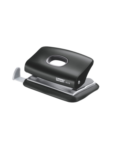 RA-23638501,Perforator plastic Rapid FC10, 10 coli, cutie, negru