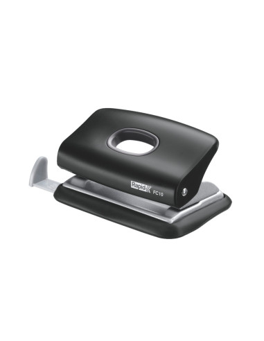 RA-23638501,Perforator plastic Rapid FC10, 10 coli, cutie, negru