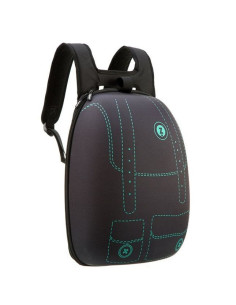 ZP-145887,Rucsac ZIPIT Shell - negru cu buzunare verzi