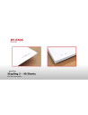 IT-0450,Capsator less effort, 40 coli, capse 24/6, 24/8, 26/6, 26/8, half strip, KANGARO LE-45F - alb