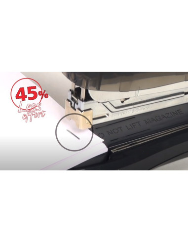 IT-0460NE,Capsator profesional, 100 coli, less effort, capse 23/6 pana la 23/13, KANGARO LE-23S13 - negru