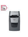 RX-2020100MEU,Distrugator documente automat REXEL Optimum 100M, P5, micro-cut, 100 coli, cos 34l, negru-gri