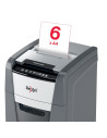 RX-2020100MEU,Distrugator documente automat REXEL Optimum 100M, P5, micro-cut, 100 coli, cos 34l, negru-gri