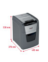 RX-2020100XEU,Distrugator documente automat REXEL Optimum 100X, P4, cross-cut, 100 coli, cos 34l, negru-gri