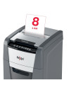 RX-2020100XEU,Distrugator documente automat REXEL Optimum 100X, P4, cross-cut, 100 coli, cos 34l, negru-gri