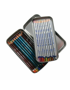 DW-2300582,Penar DERWENT Professional, metalic, cu despartitor, argintiu 2