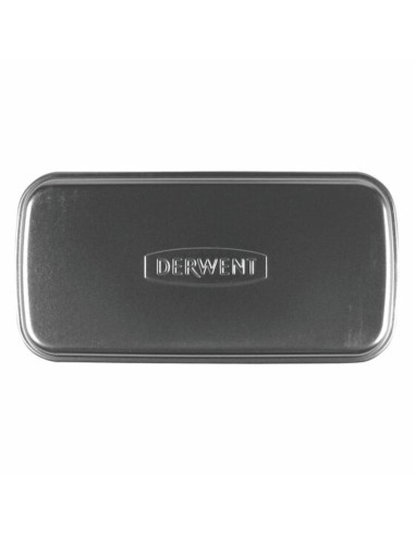 DW-2300582,Penar DERWENT Professional, metalic, cu despartitor, argintiu