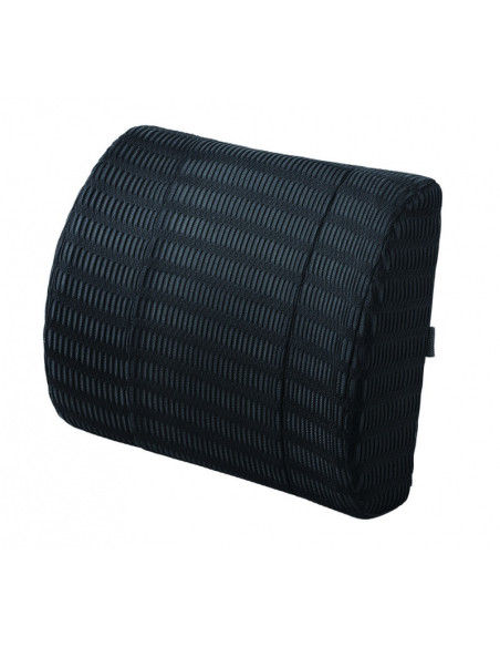 Suport lombar, ergonomic, pentru scaun, spuma cu memorie, 34 x 30 x 11 cm , Q-Connect - negru