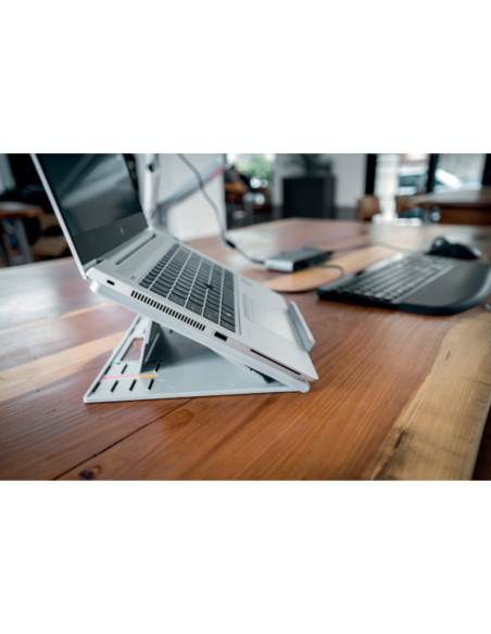 Suport laptop Kensington SmartFit Easy Riser, spatiu pt racire, diagonale de pana la 17 inch, gri