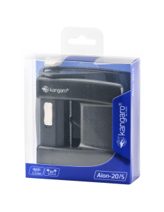 KAA20/S-05,Perforator metalic 20 coli, KANGARO Aion 20G/S - gri antracit metalizat 2