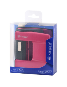 KAA20/S-16,Perforator metalic 20 coli, KANGARO Aion 20G/S - roz metalizat 2