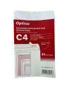 OP-5930WC4-25,Plic C4 (324x229mm), cu burduf 30mm, lipire siliconica, 25 buc/set, Optima - alb