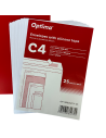 OP-5930WC4-25,Plic C4 (324x229mm), cu burduf 30mm, lipire siliconica, 25 buc/set, Optima - alb