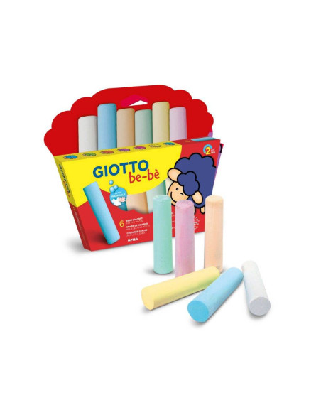 GT-000467300,Creta colorata, 6 buc/cutie, testata dermatologic, GIOTTO be-be