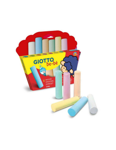 GT-000467300,Creta colorata, 6 buc/cutie, testata dermatologic, GIOTTO be-be