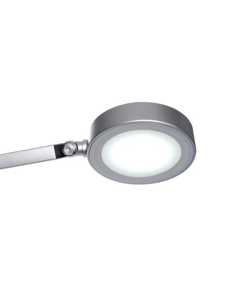 Lampa LED de birou, MAUL Grace Colour Vario - argintie