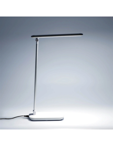 Lampa LED de birou, cu USB, MAUL Jazzy - alba