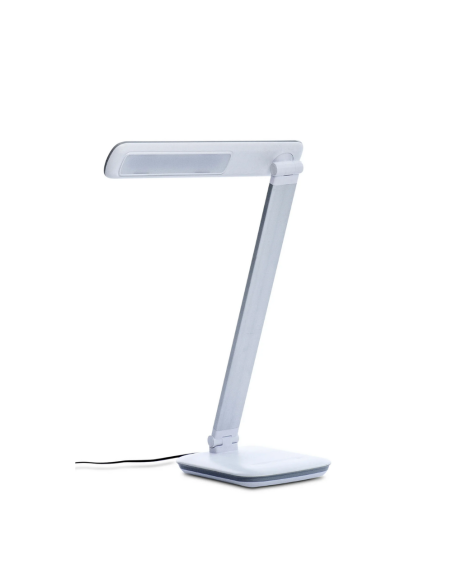 Lampa LED de birou, cu USB, MAUL Jazzy - alba