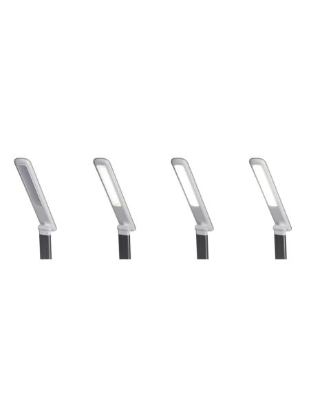 Lampa LED de birou, cu USB, MAUL Jazzy - alba