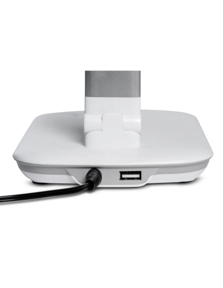 Lampa LED de birou, cu USB, MAUL Jazzy - alba