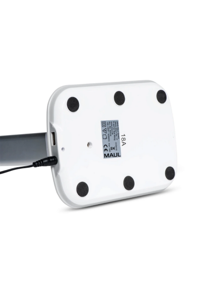 Lampa LED de birou, cu USB, MAUL Jazzy - alba