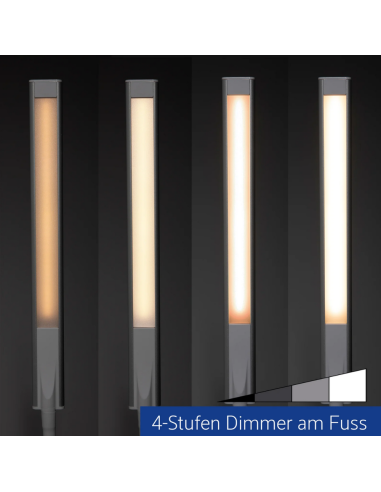 Lampa LED de birou, MAUL Pirro - alba