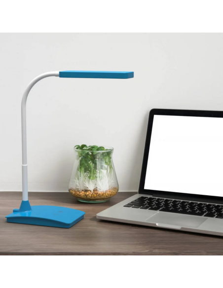 Lampa LED de birou, MAUL Pearly Colour Vario - albastru atlantic