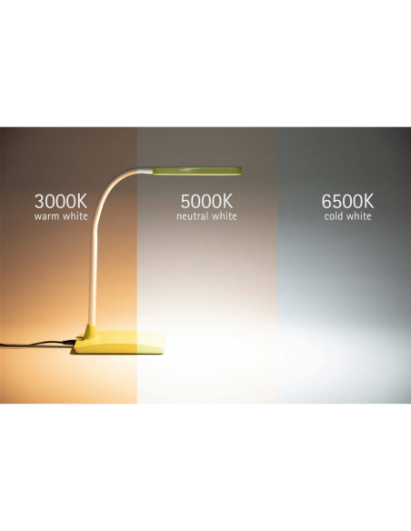 Lampa LED de birou, MAUL Pearly Colour Vario - verde lime