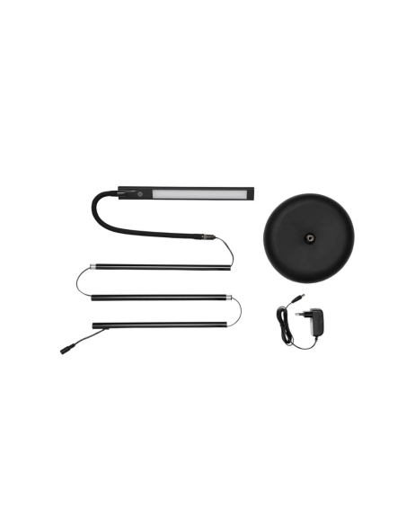 Lampa LED de podea, MAUL Pirro - neagra