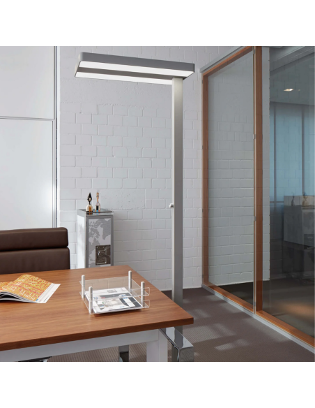 Lampa LED de podea, MAUL Javal - argintie
