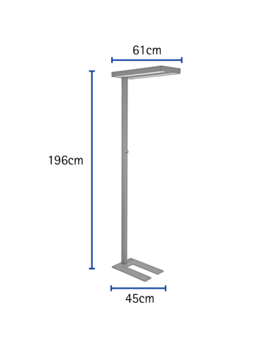 Lampa LED de podea, MAUL Javal -...
