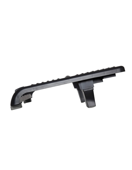 Suport pentru picioare, din plastic, ajustabil (x2), 45x35,3 cm, MAUL Standard Nubby - negru