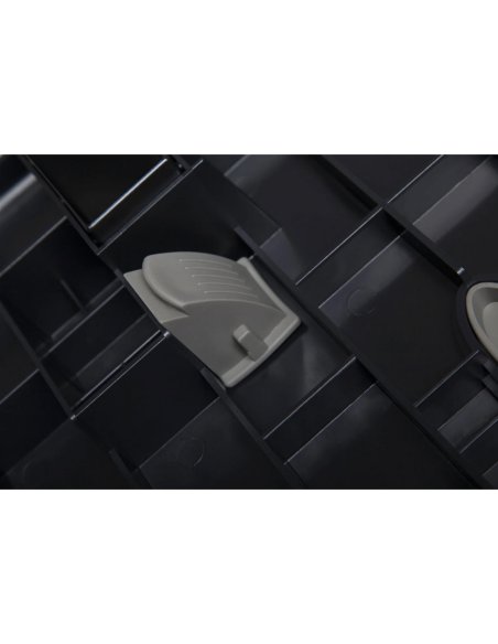 Suport pentru picioare, din plastic, ajustabil (x2), 45x35,3 cm, MAUL Standard Nubby - negru