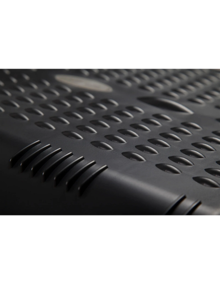 Suport pentru picioare, din plastic, ajustabil (x2), 45x35,3 cm, MAUL Standard Nubby - negru
