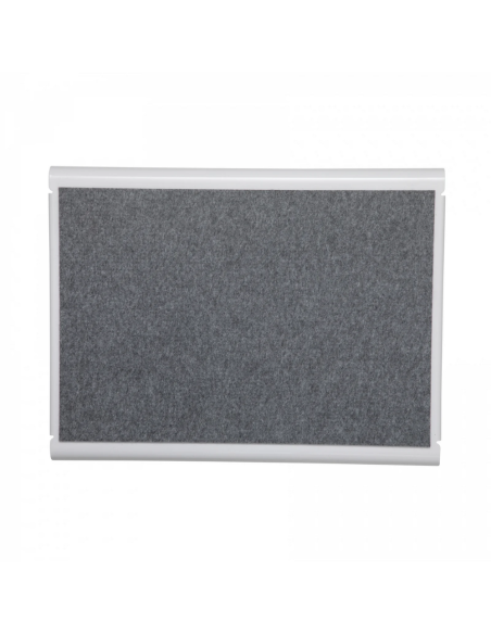 Suport pentru picioare, metalic, acoperit cu pasla, 40x30 cm, MAUL Flair - alb