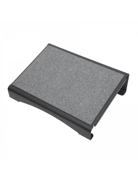 Suport pentru picioare, metalic, acoperit cu pasla, 40x30 cm, MAUL Flair - antracit