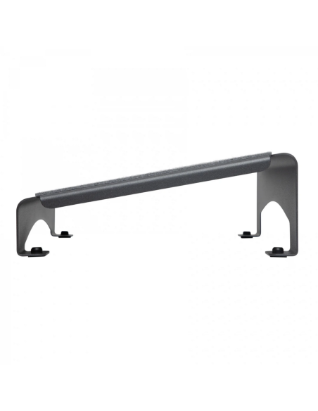 Suport pentru picioare, metalic, acoperit cu pasla, 40x30 cm, MAUL Flair - antracit