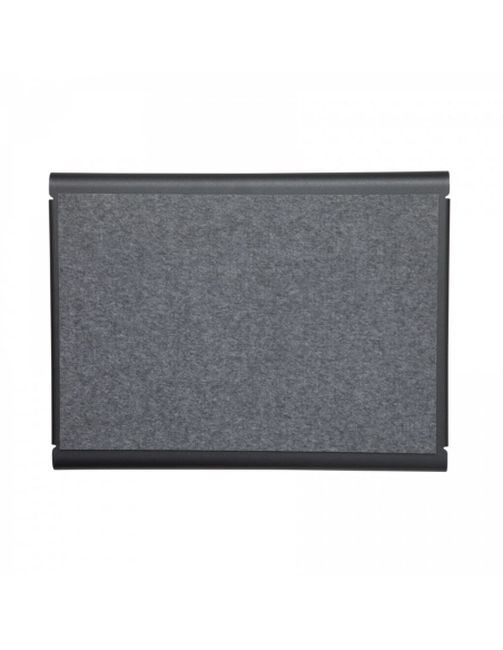 Suport pentru picioare, metalic, acoperit cu pasla, 40x30 cm, MAUL Flair - antracit