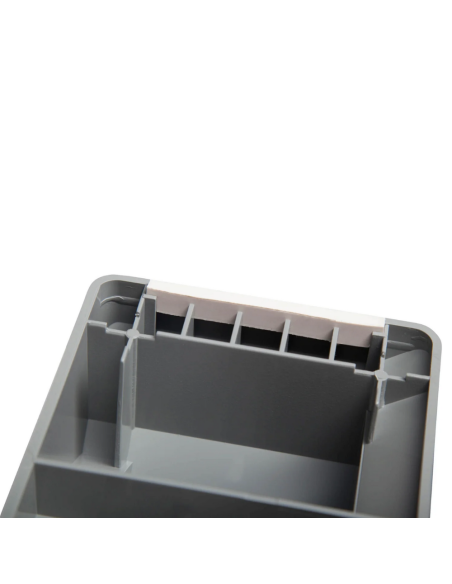 Suport pentru picioare, ergonomic, ajustabil (x5), 45x39 cm, MAUL Pro - gri