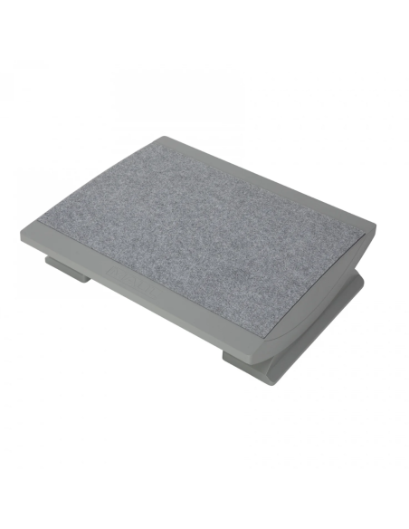 Suport pentru picioare, cu covoras, ergonomic, ajustabil (x5), 45x39 cm, MAUL Pro - gri