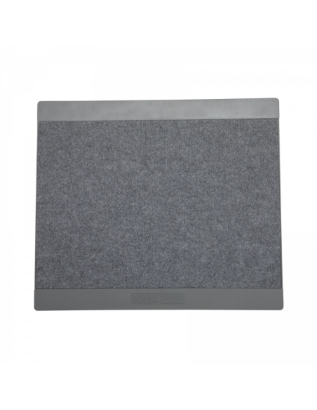 Suport pentru picioare, cu covoras, ergonomic, ajustabil (x5), 45x39 cm, MAUL Pro - gri