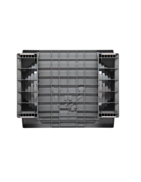 Suport pentru picioare, cu covoras, ergonomic, ajustabil (x5), 45x39 cm, MAUL Pro - gri